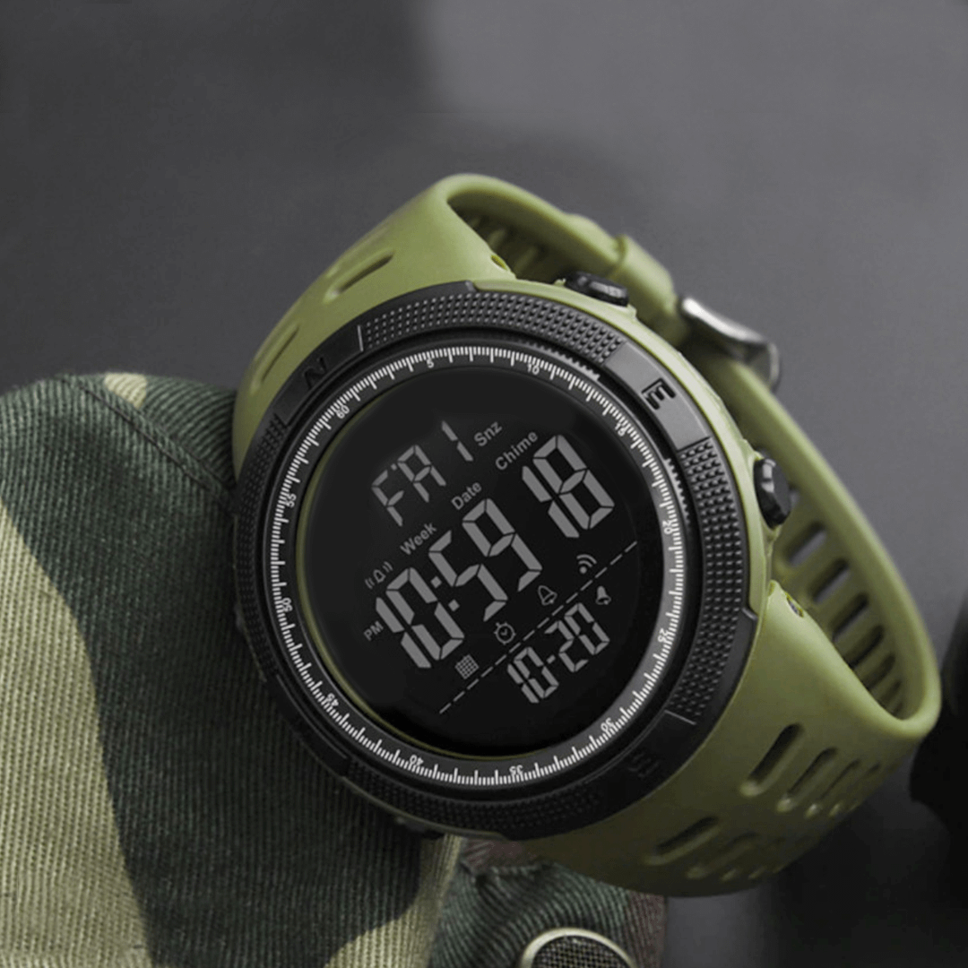 Skmei 1251 Men's Outdoor Sport Digital Face Alarm Quartz Wrist Watch US |  eBay