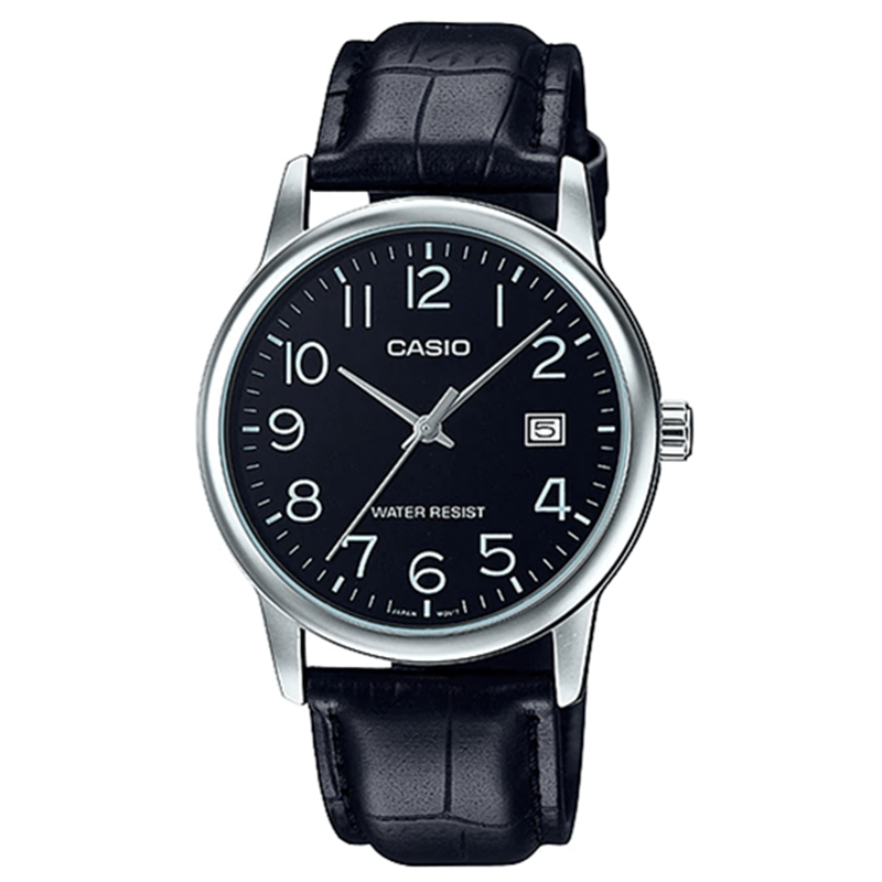 Casio watches leather deals strap price